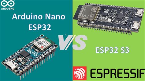 esp32 vs arduino nano